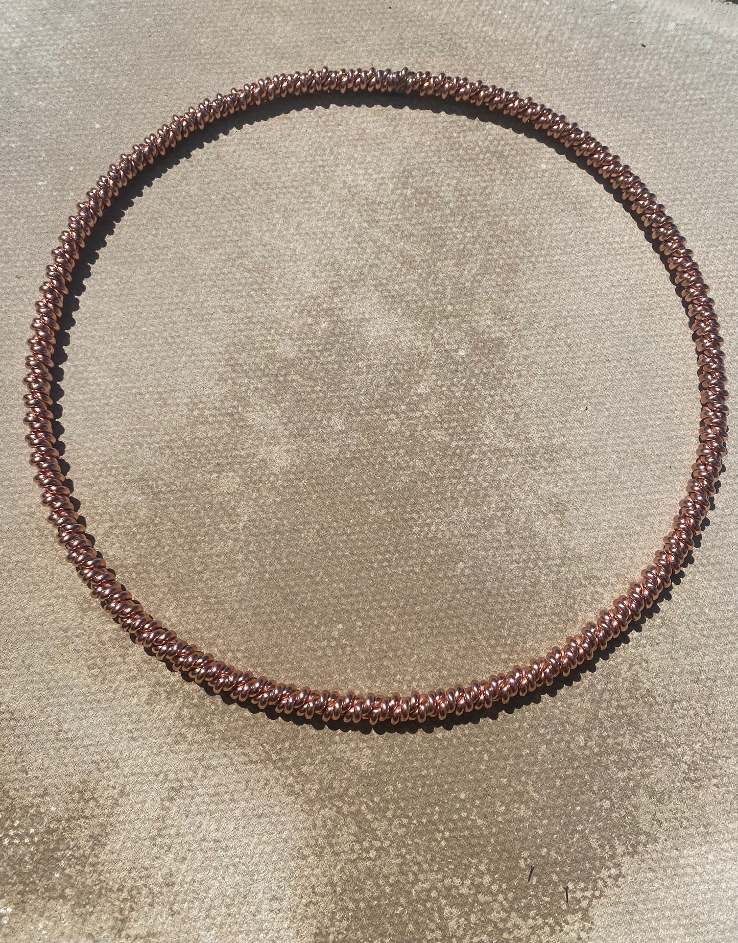 Thick Double Twisted Full Viking/Atlantean Cubit Tensor Ring (443MHz)