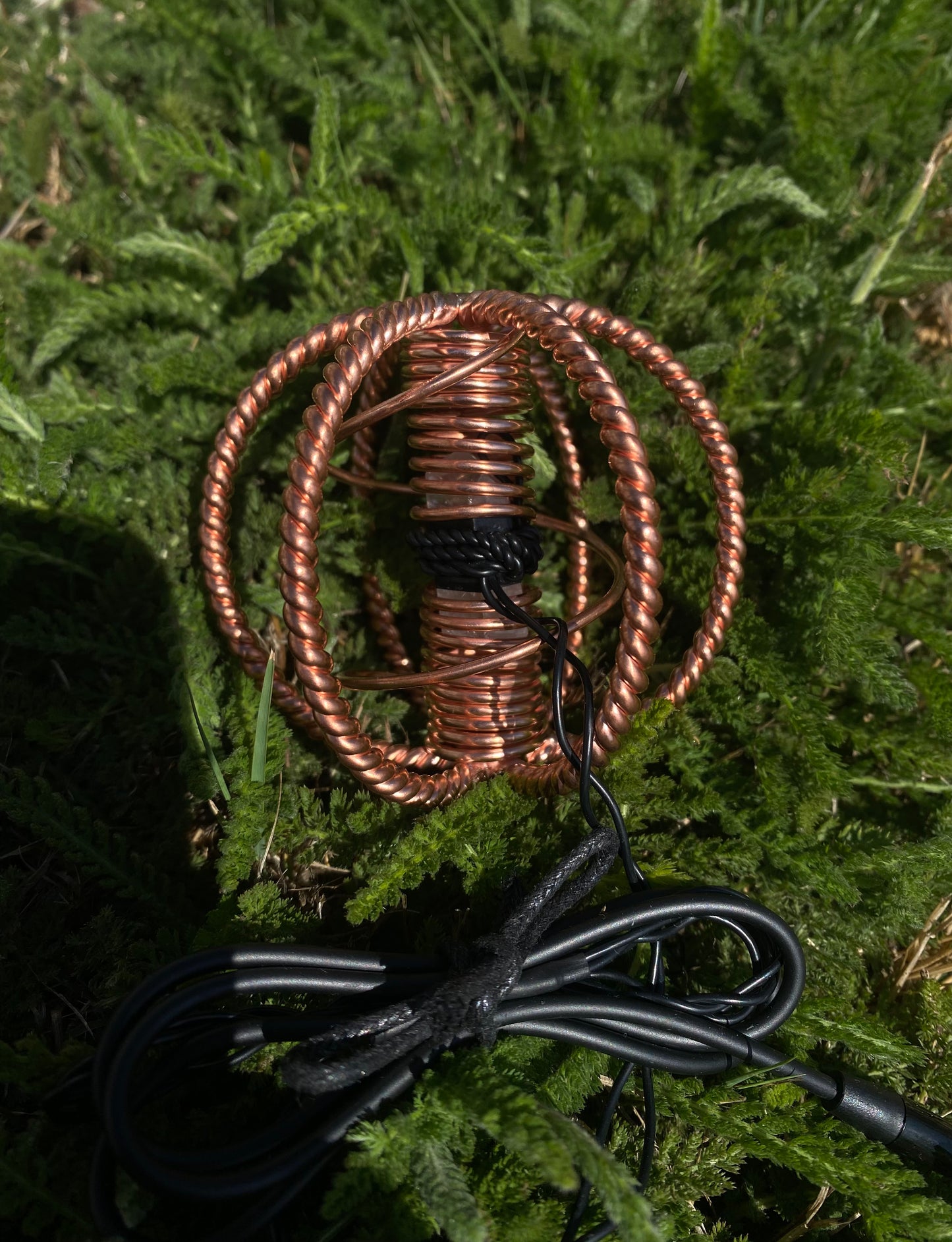 Small Viking/Atlantean Cubit Harmoniser with Clear Quartz Succor Punch Core (443MHz)