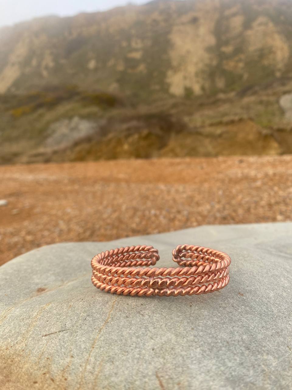 Tri Power Tensor Cuff Bracelet