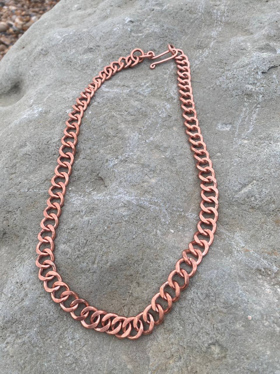 Handmade Copper Cuban Link Chain