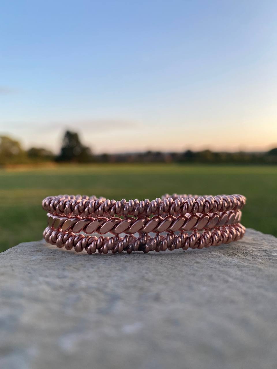 Double Twisted Tensor Cuff Bracelet