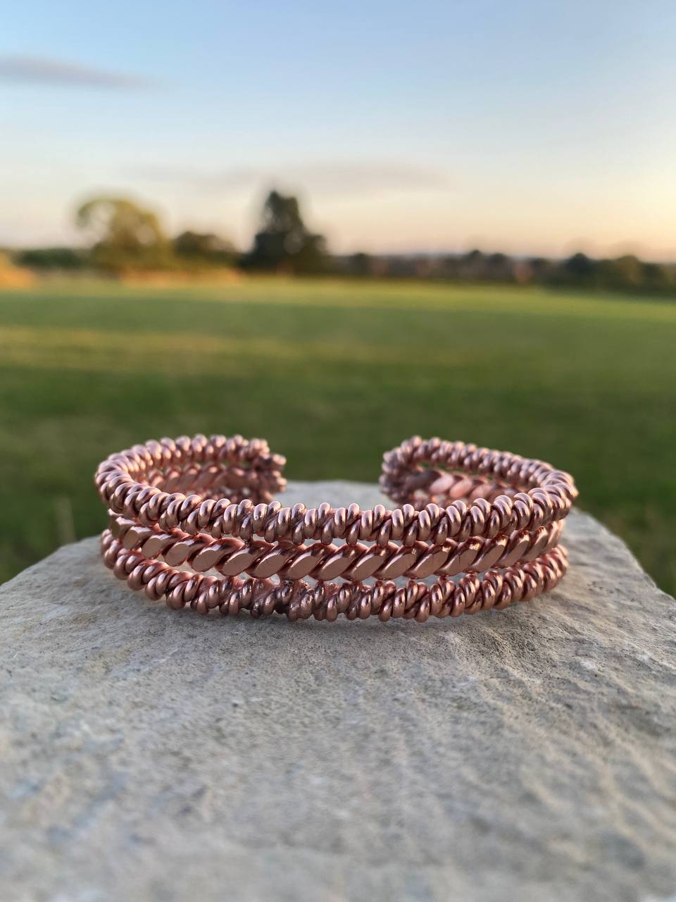 Double Twisted Tensor Cuff Bracelet