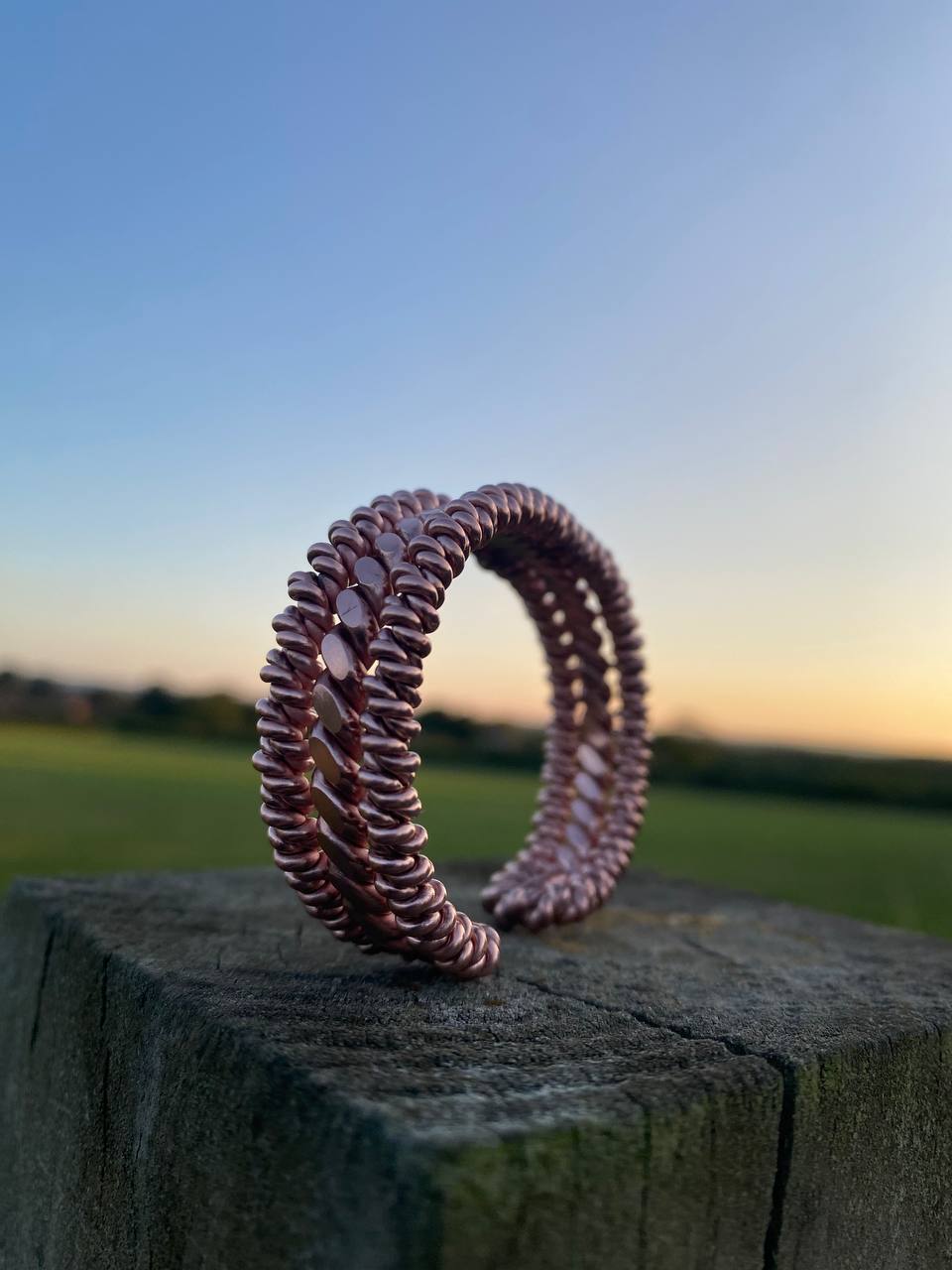 Double Twisted Tensor Cuff Bracelet