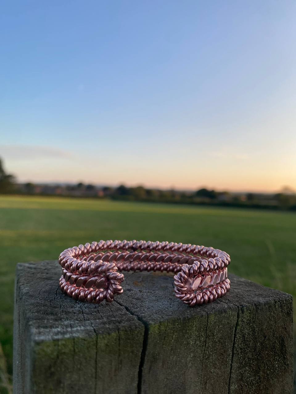 Double Twisted Tensor Cuff Bracelet