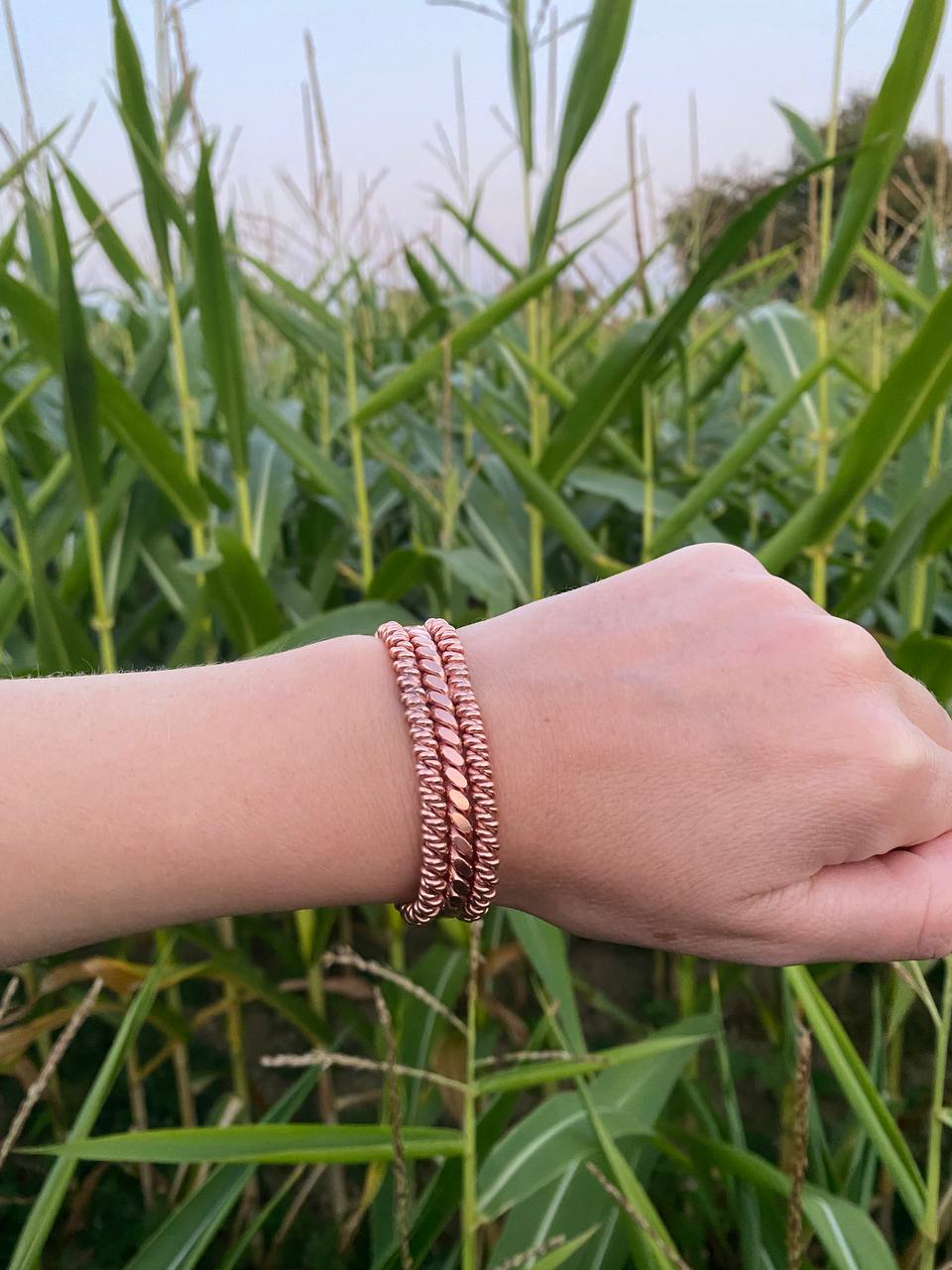 Double Twisted Tensor Cuff Bracelet