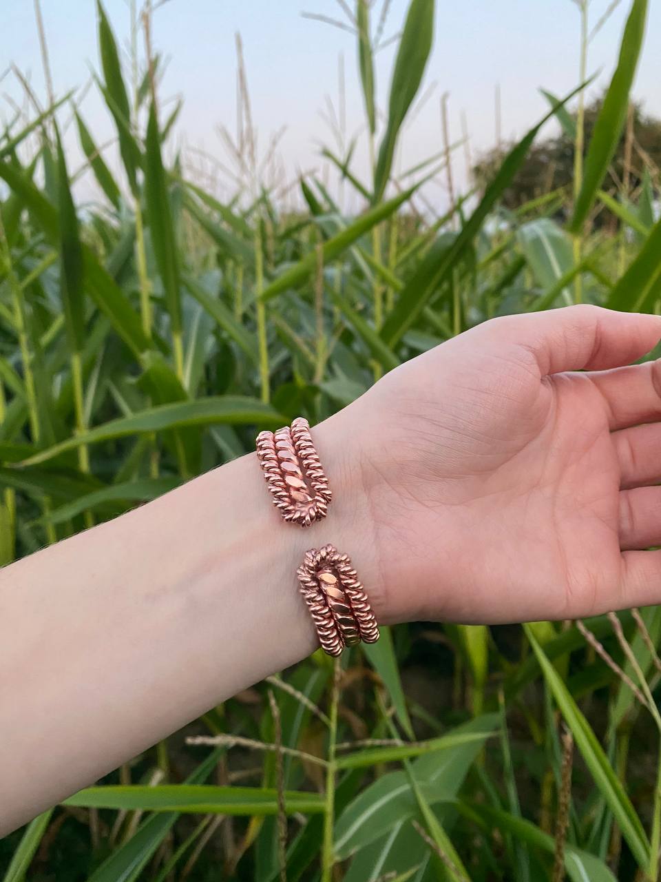 Double Twisted Tensor Cuff Bracelet
