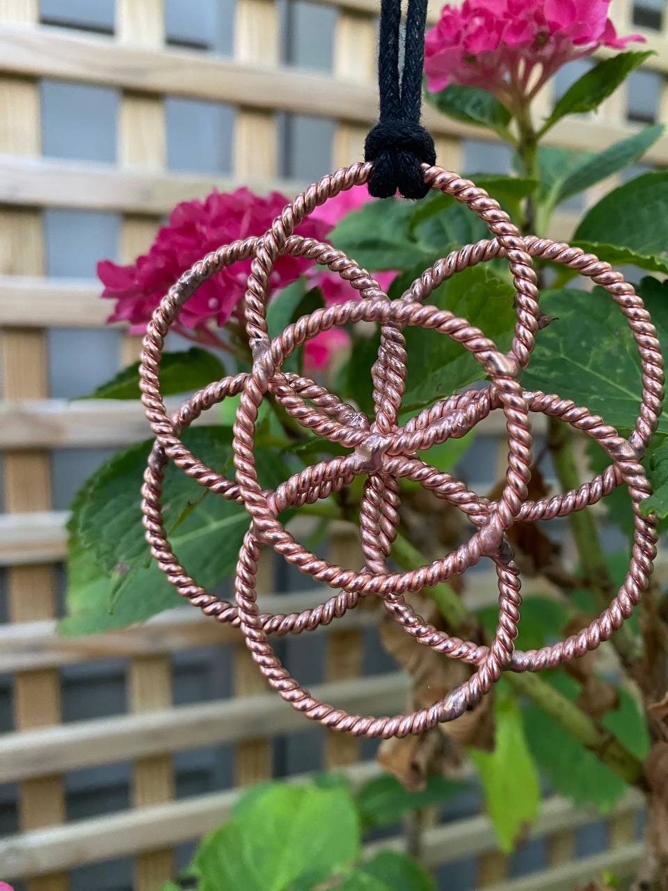 Lost Cubit Tensor Ring Seed of Life Talisman (177MHz)