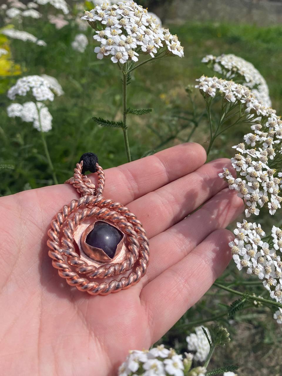 Lost & Empowerment Cubit Tensor Ring Amethyst Synergy Amulet