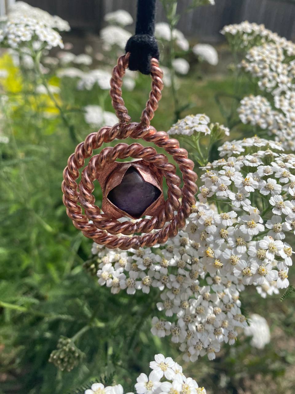 Lost & Empowerment Cubit Tensor Ring Amethyst Synergy Amulet