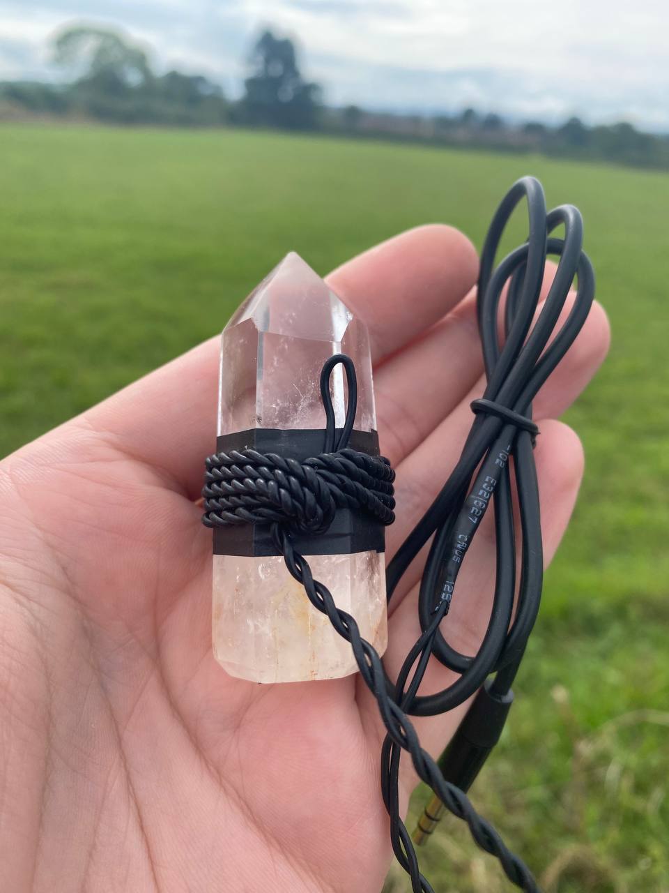 Medium Sized Clear Quartz Tower Succor Punch