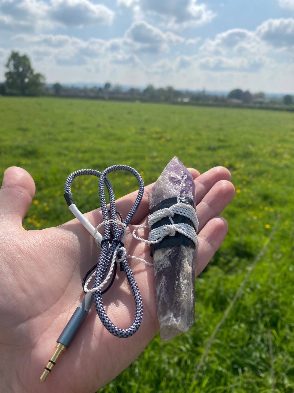 Large Amethyst Succor Punch (Double Mobius Coil + Aux Cable)