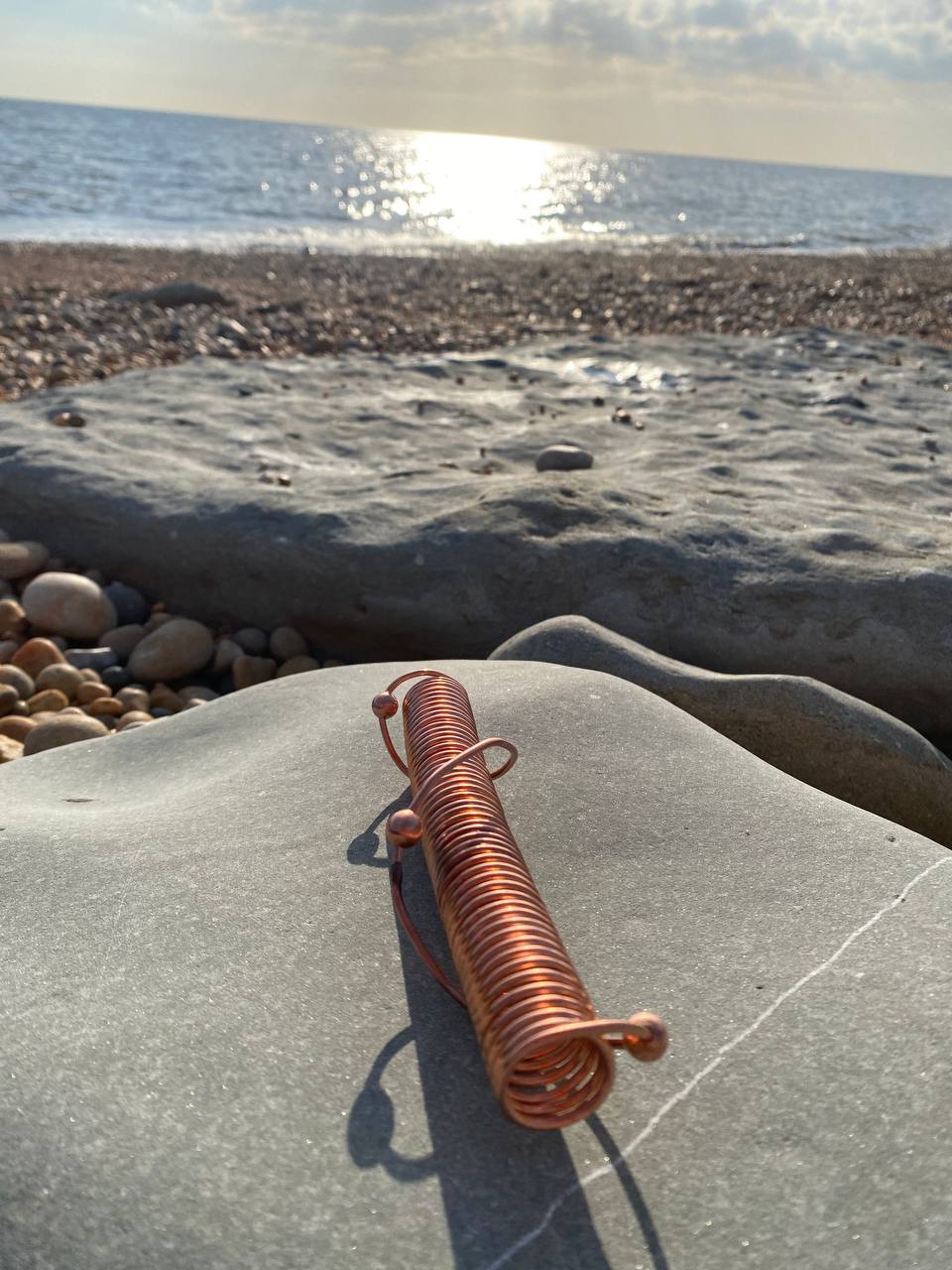 Transmutation Coil with Copper Beads