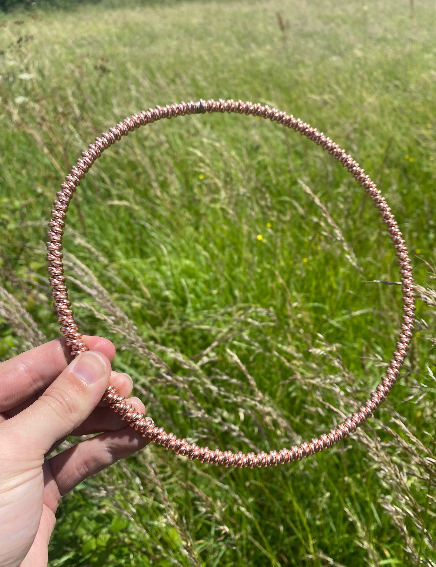 Thick Double Twisted Full Viking/Atlantean Cubit Tensor Ring (443MHz)