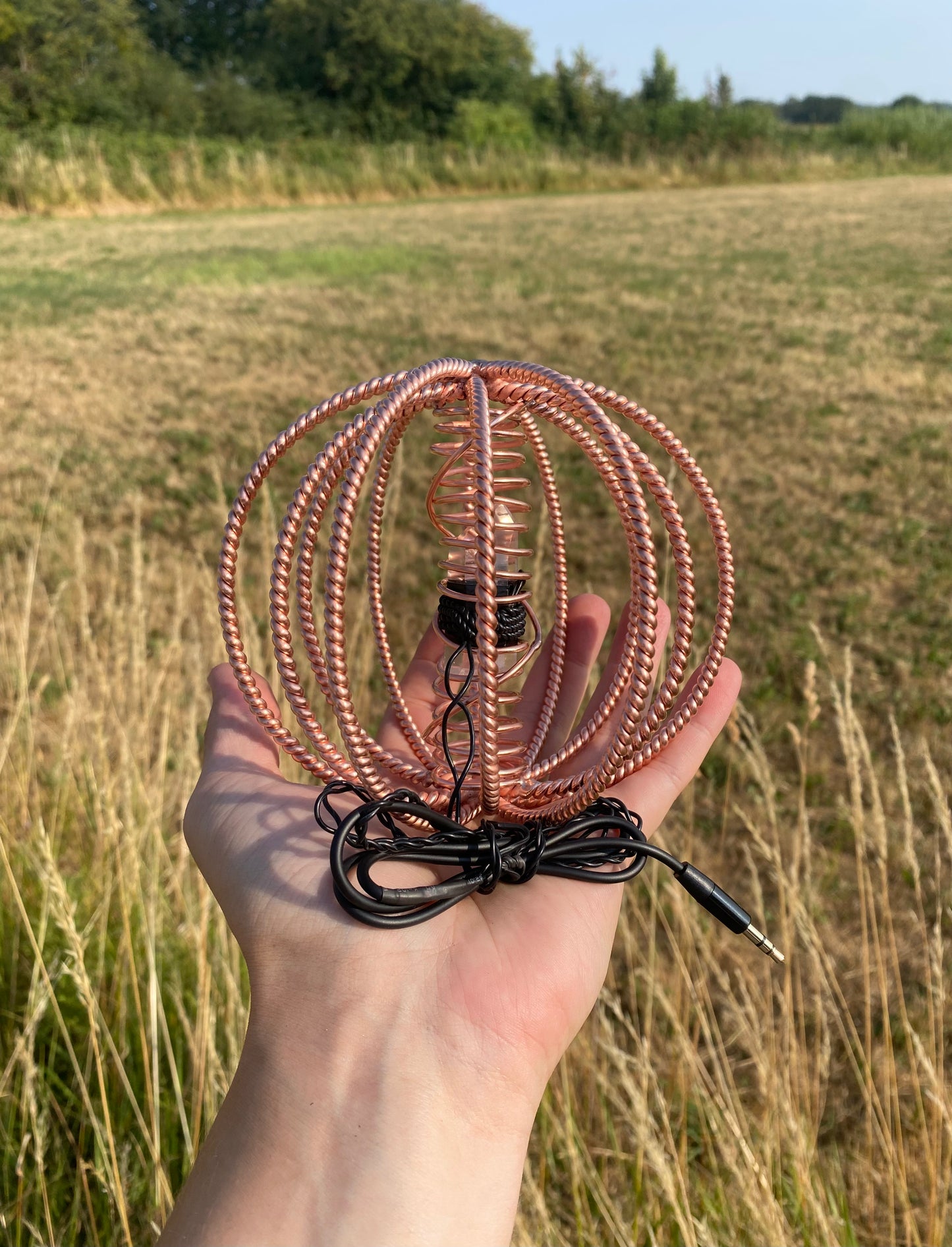 Holy Trinity Matrix Harmoniser with Clear Quartz Succor Punch Core (144MHz+177MHz+188MHz) (Copy)