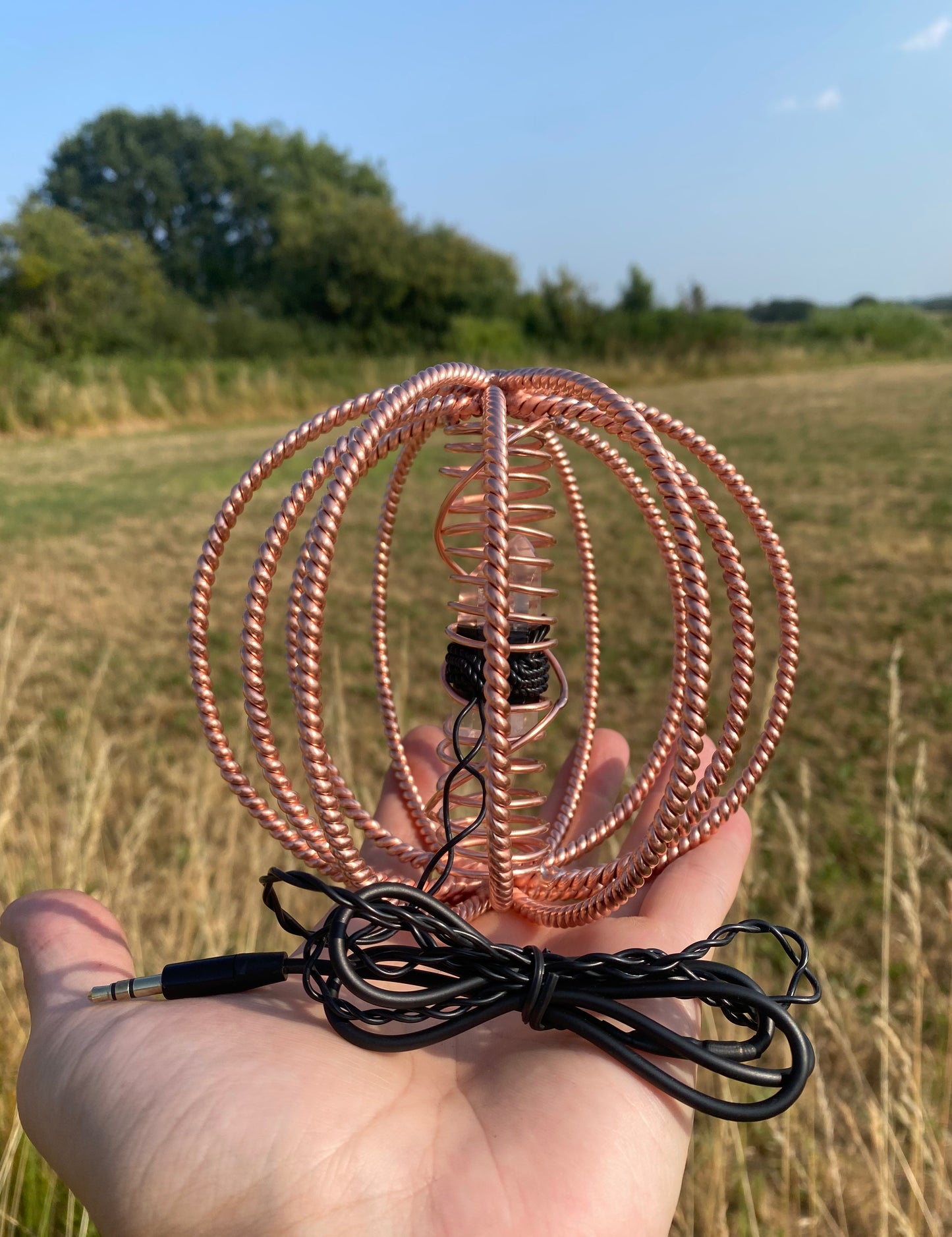 Holy Trinity Matrix Harmoniser with Clear Quartz Succor Punch Core (144MHz+177MHz+188MHz) (Copy)