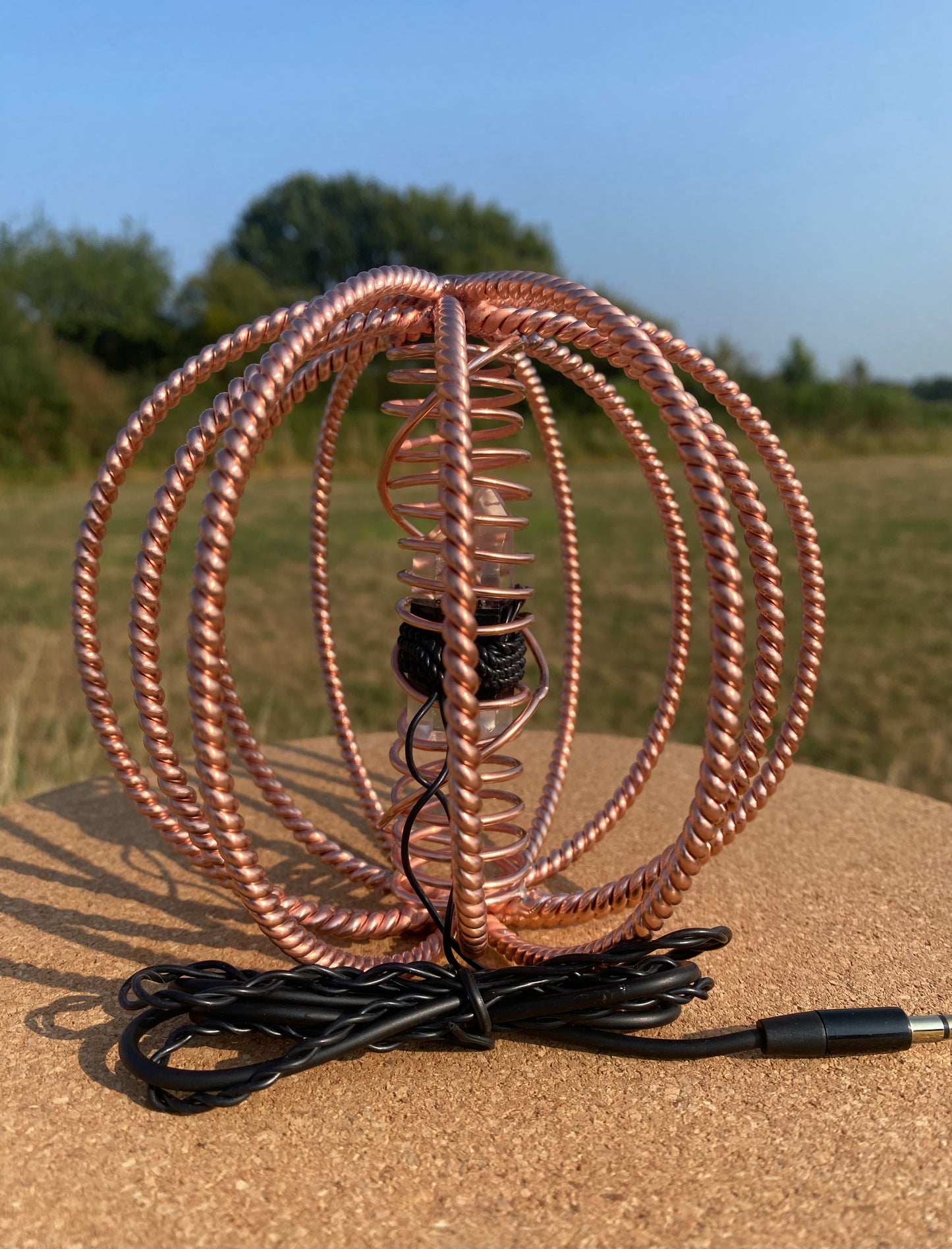 Holy Trinity Matrix Harmoniser with Clear Quartz Succor Punch Core (144MHz+177MHz+188MHz) (Copy)