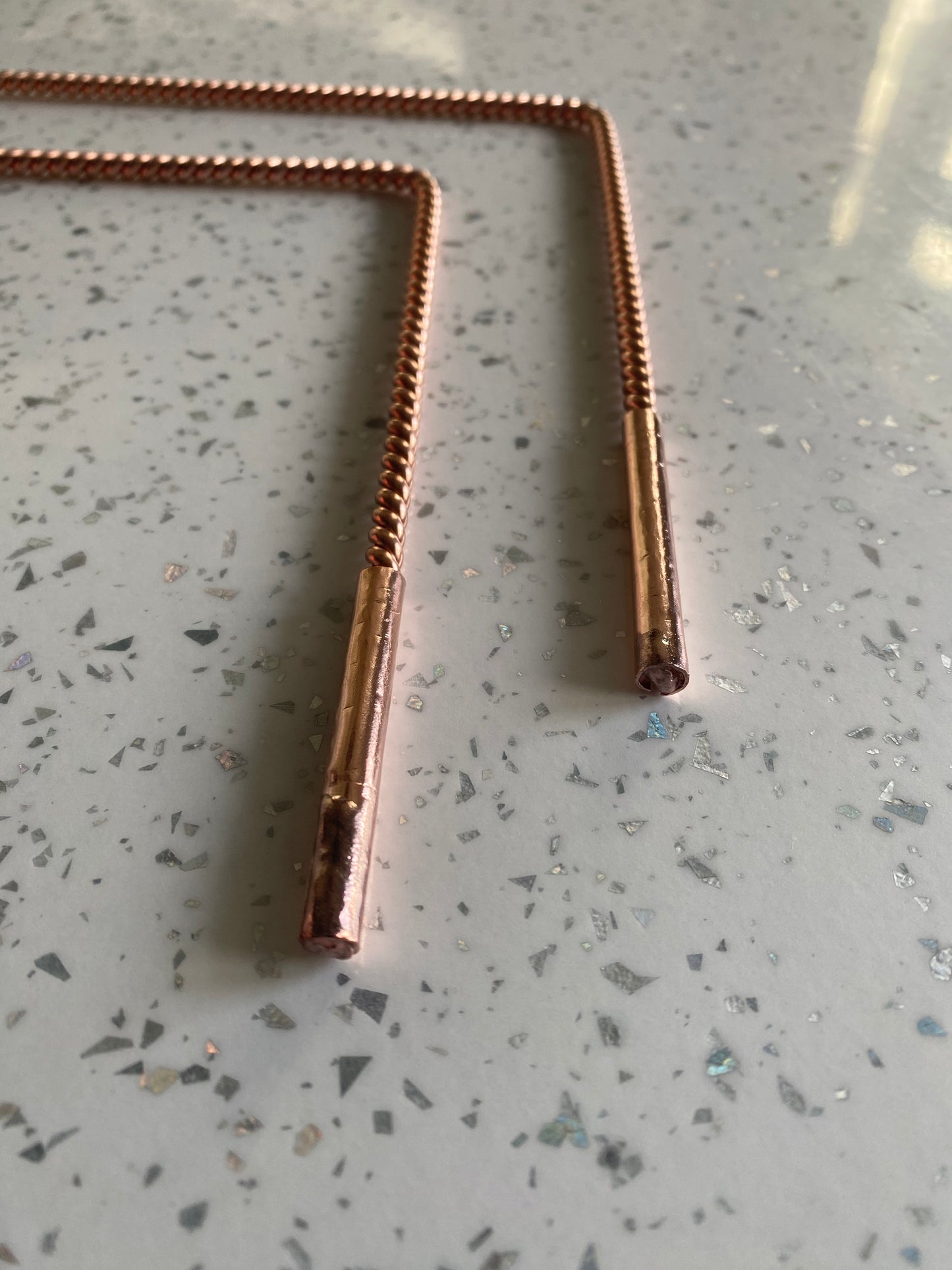 Empowerment Cubit Copper Tensor Dowsing Rods 188MHz