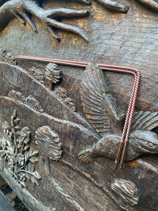 Empowerment Cubit Copper Tensor Dowsing Rods 188MHz