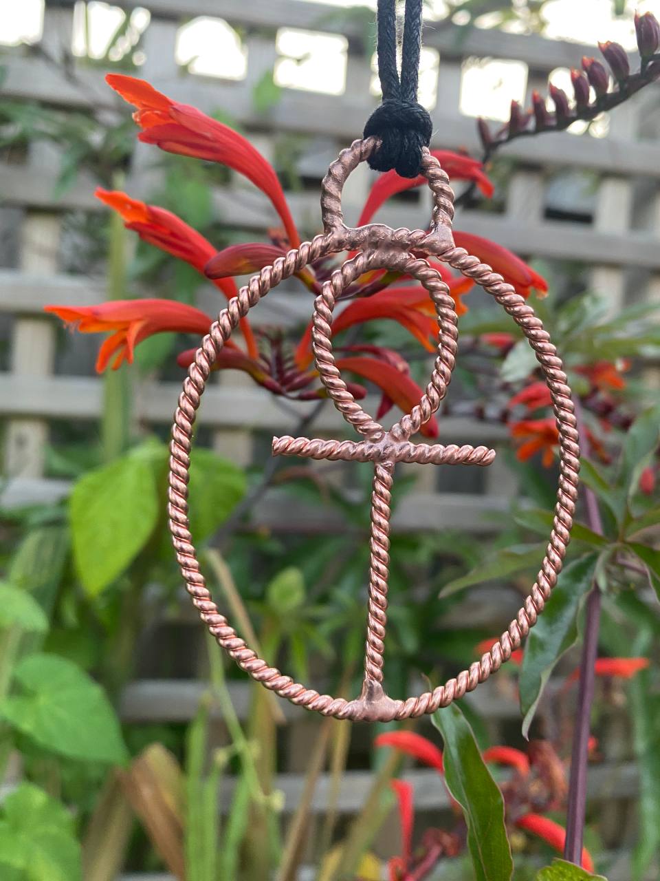 RaMu/Lemurian Cubit Scalar Tensor Ankh Amulet (404MHz)