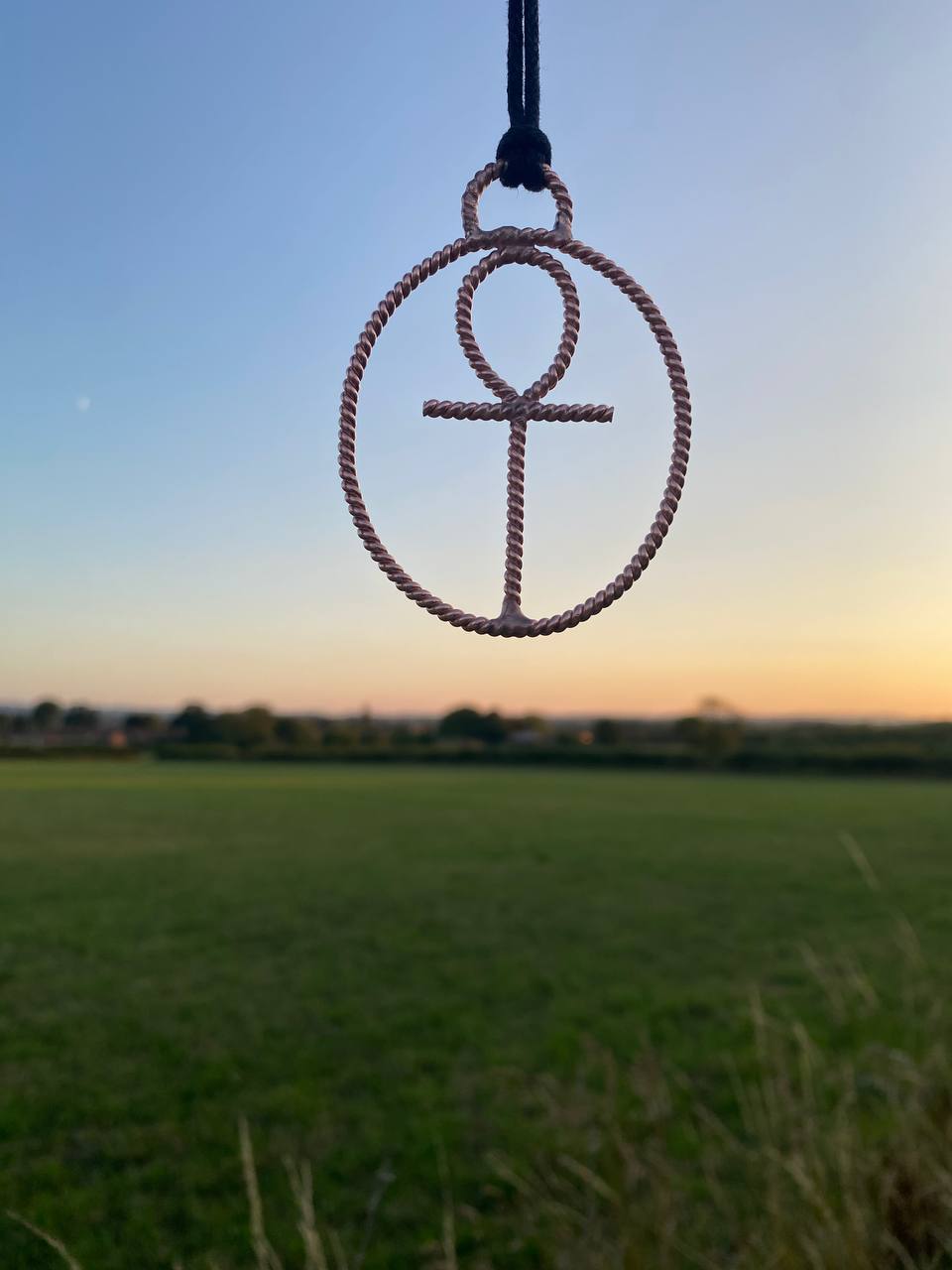 RaMu/Lemurian Cubit Scalar Tensor Ankh Amulet (404MHz)