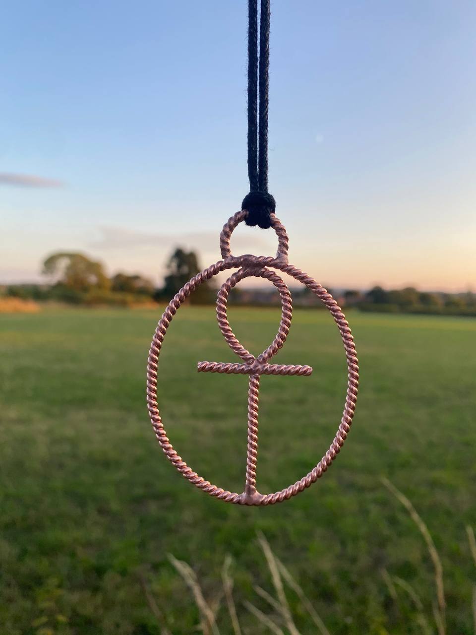 RaMu/Lemurian Cubit Scalar Tensor Ankh Amulet (404MHz)