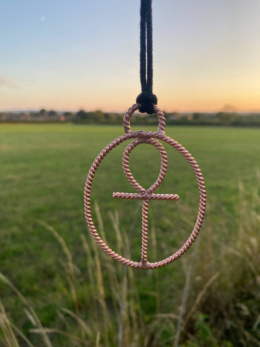 RaMu/Lemurian Cubit Scalar Tensor Ankh Amulet (404MHz)