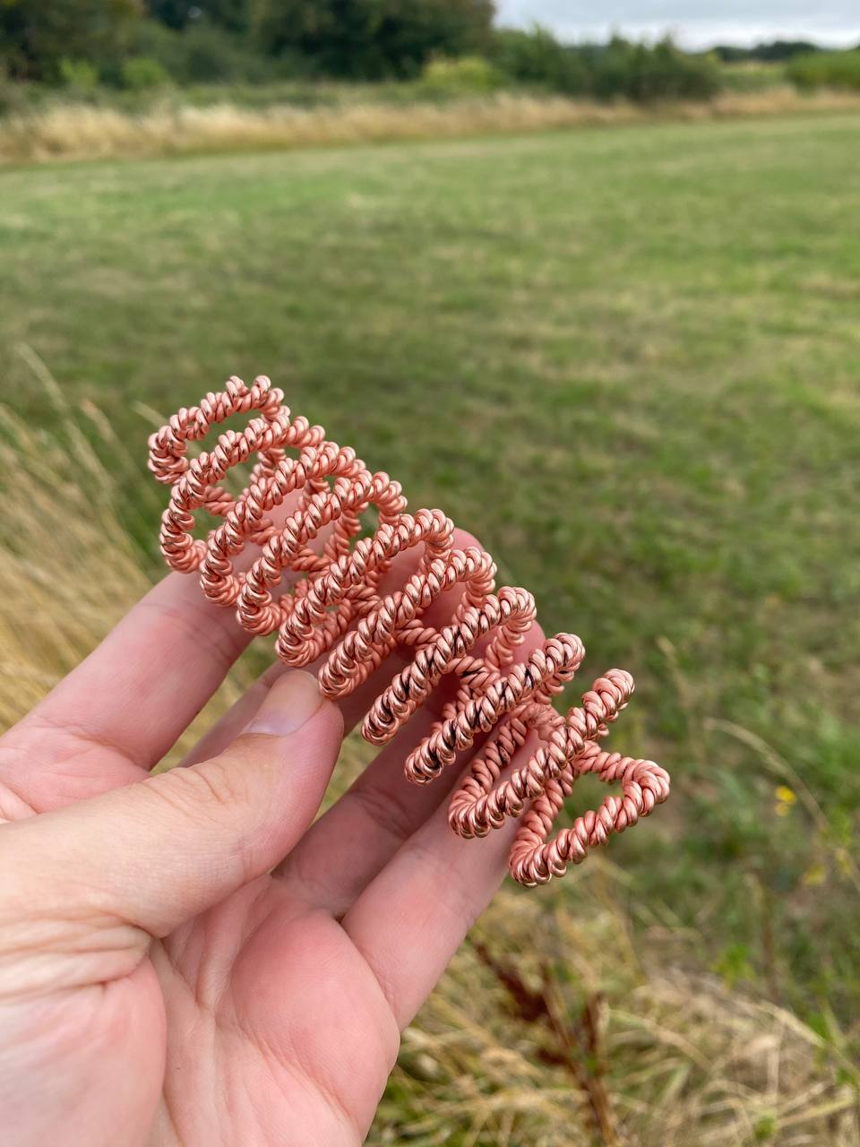 Double Twisted Sacred/Royal Egyptian Cubit (144MHz) Transmutation Coil (Acu-Vac)