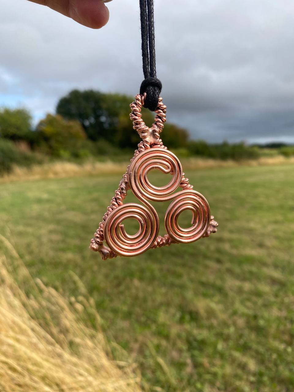 "Kingdom of Bards" Double Twisted Triangular Tensor Triskelion Scalar Amulet