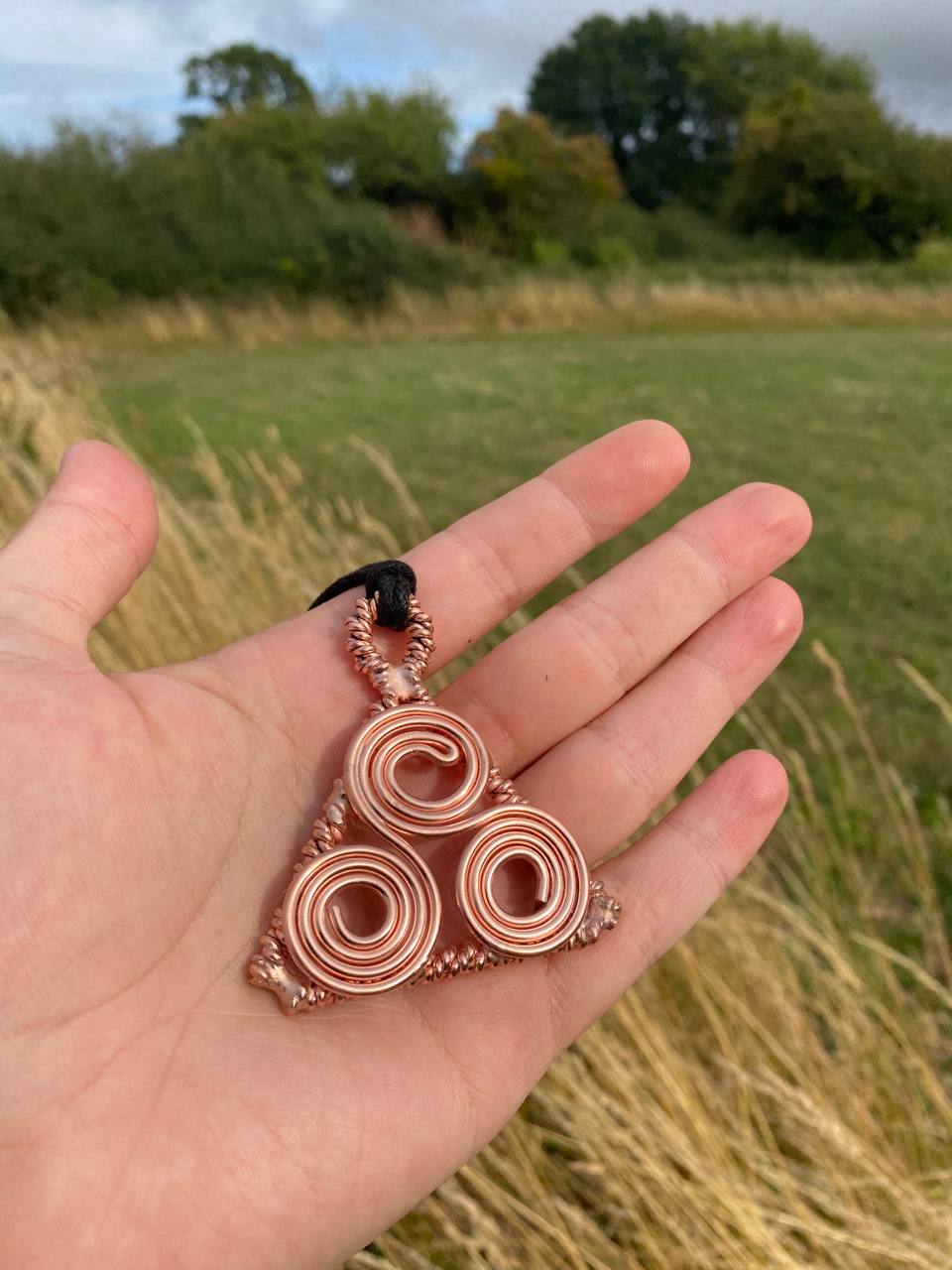 "Kingdom of Bards" Double Twisted Triangular Tensor Triskelion Scalar Amulet