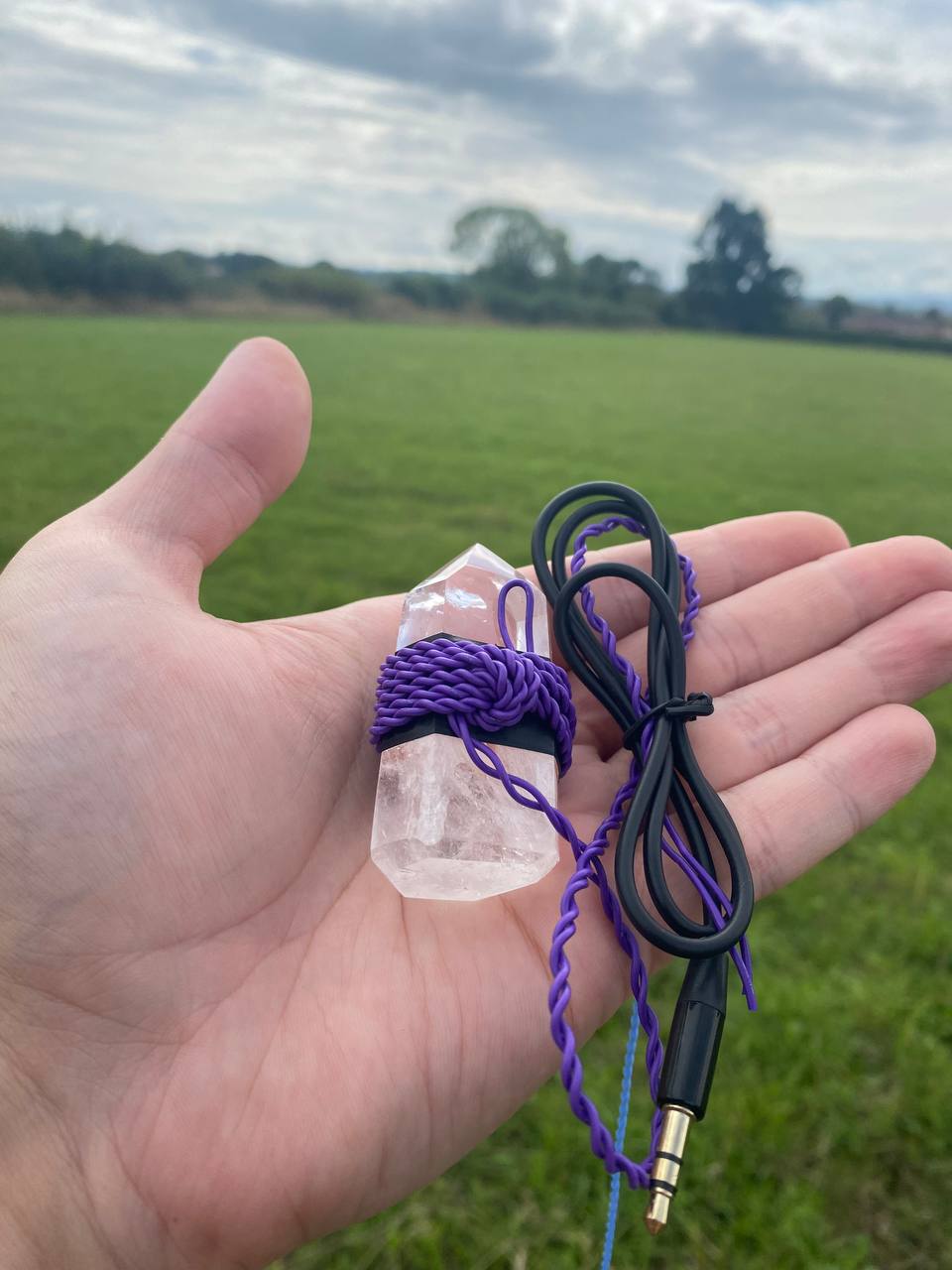 Medium Sized Clear Quartz Tower Succor Punch
