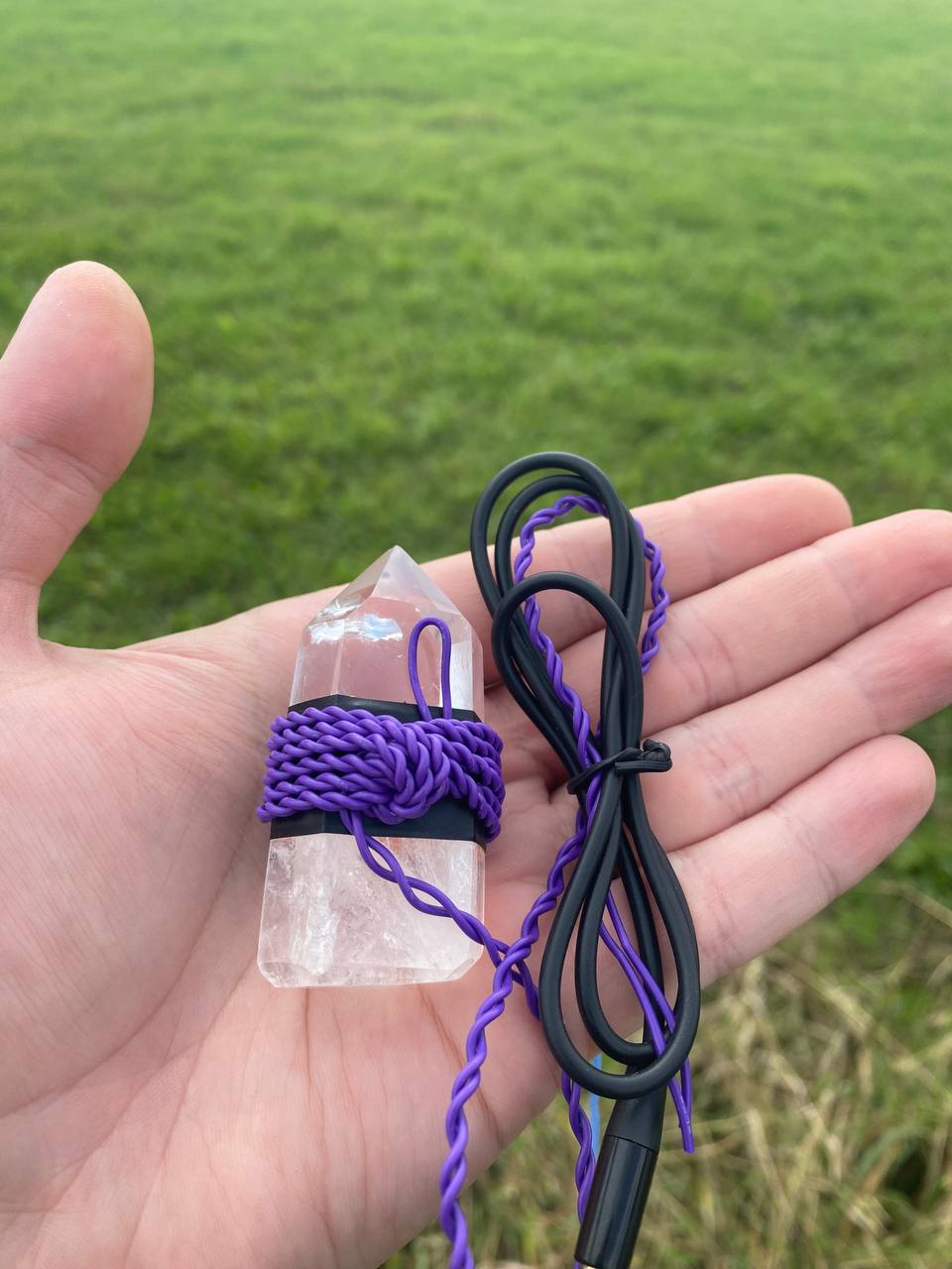 Medium Sized Clear Quartz Tower Succor Punch