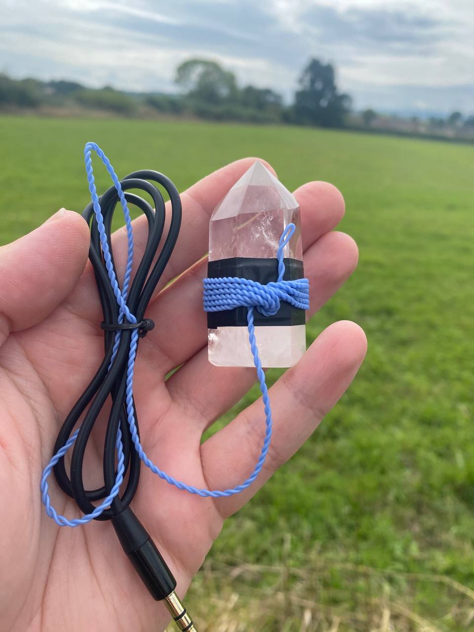 Medium Sized Clear Quartz Tower Succor Punch