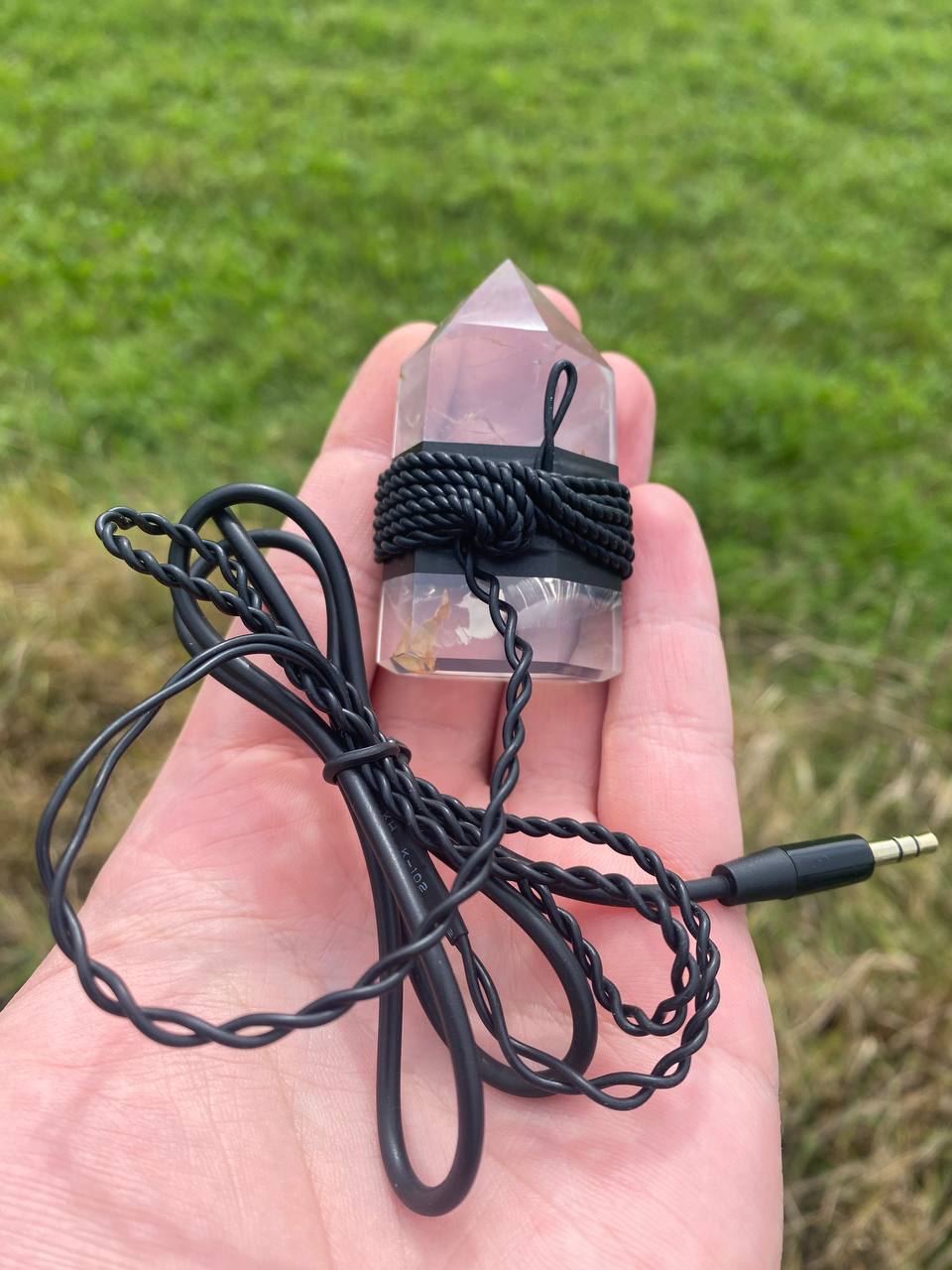 Thick Clear Quartz Tower Succor Punch