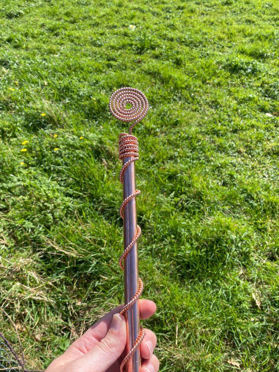 Pure Copper Tensor Electroculture Antenna (144MHz)