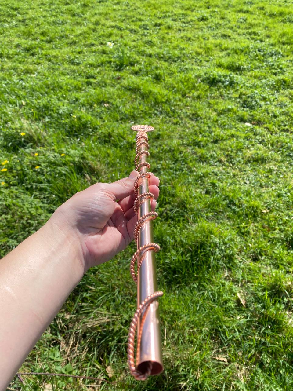 Pure Copper Tensor Electroculture Antenna (144MHz)