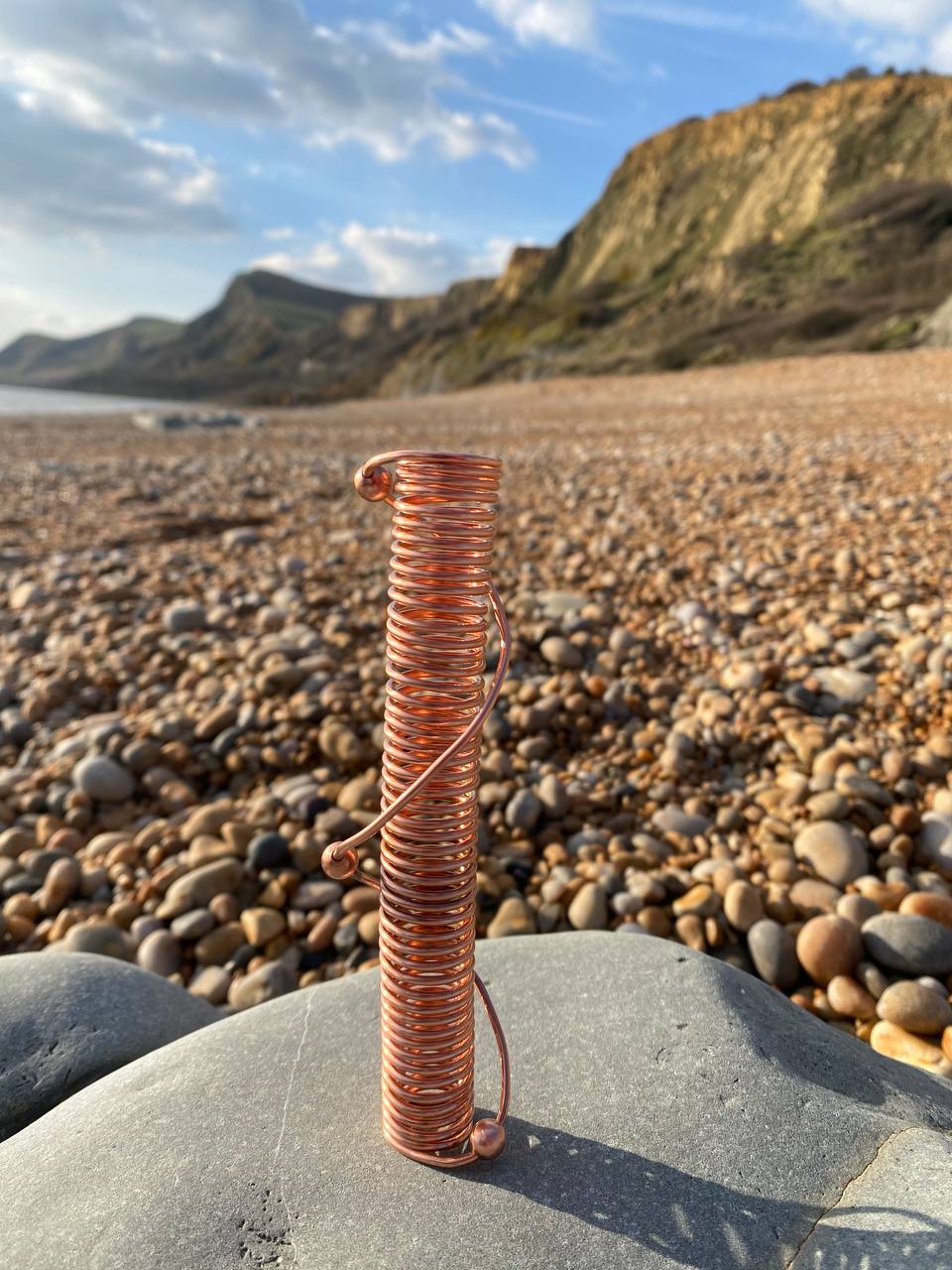 Transmutation Coil with Copper Beads