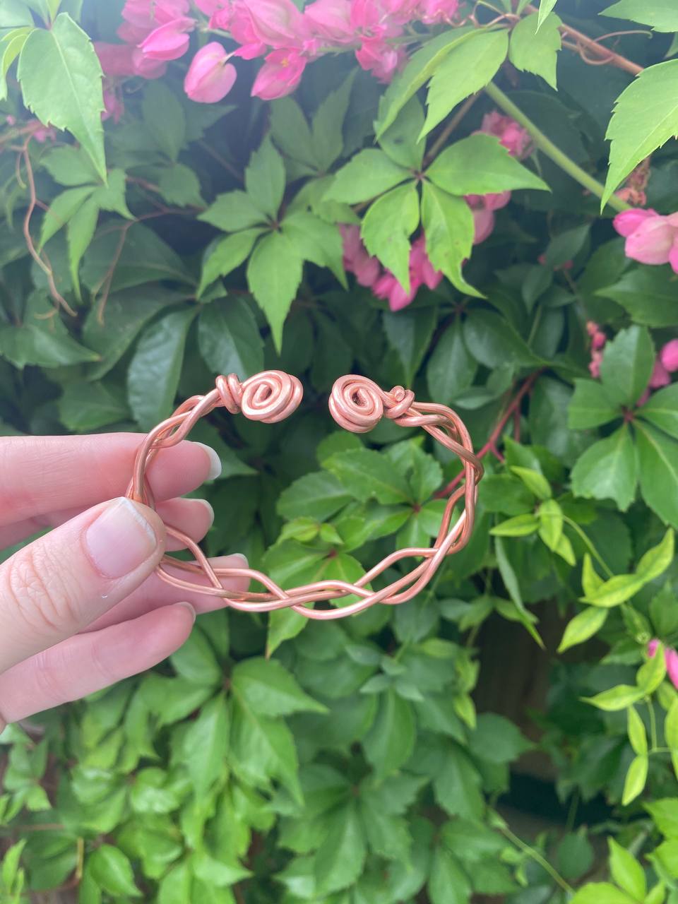 Braided Copper Bracelet