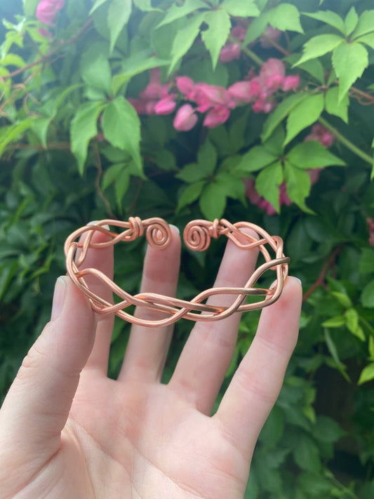 Braided Copper Bracelet